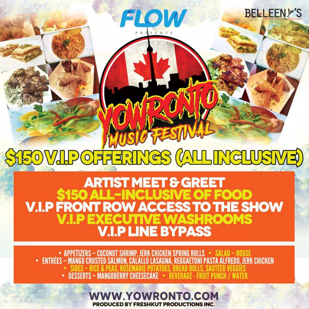 FLOW @YOWronto Is Best Experienced As VIP: Tented Area, Unlimited Dining, Private Stage Access @belleenys #foodie @matrixthinker #foodies #canada150