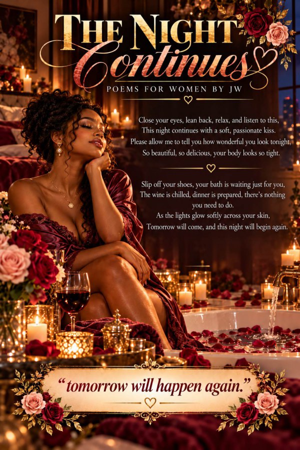 The Night Continue - Poems For Women By JW