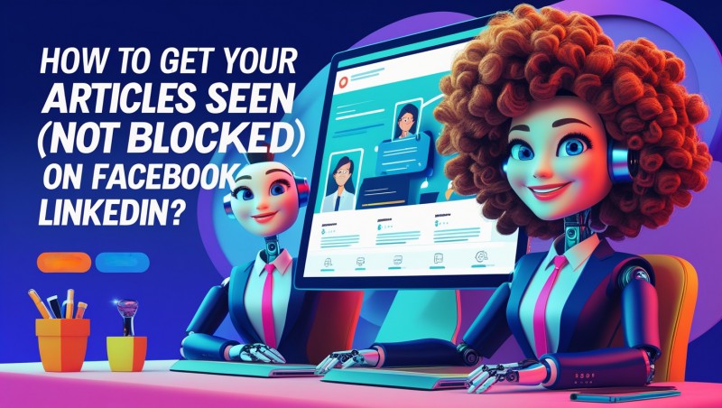 How To Get Your Articles Seen (Not Blocked) On Facebook And LinkedIn