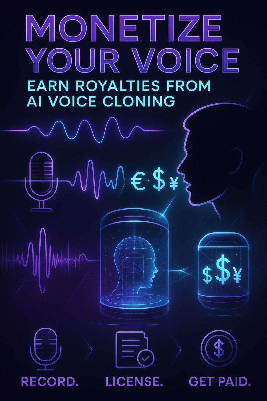 Monetize Your Voice — Earn Royalties From AI Voice Cloning
