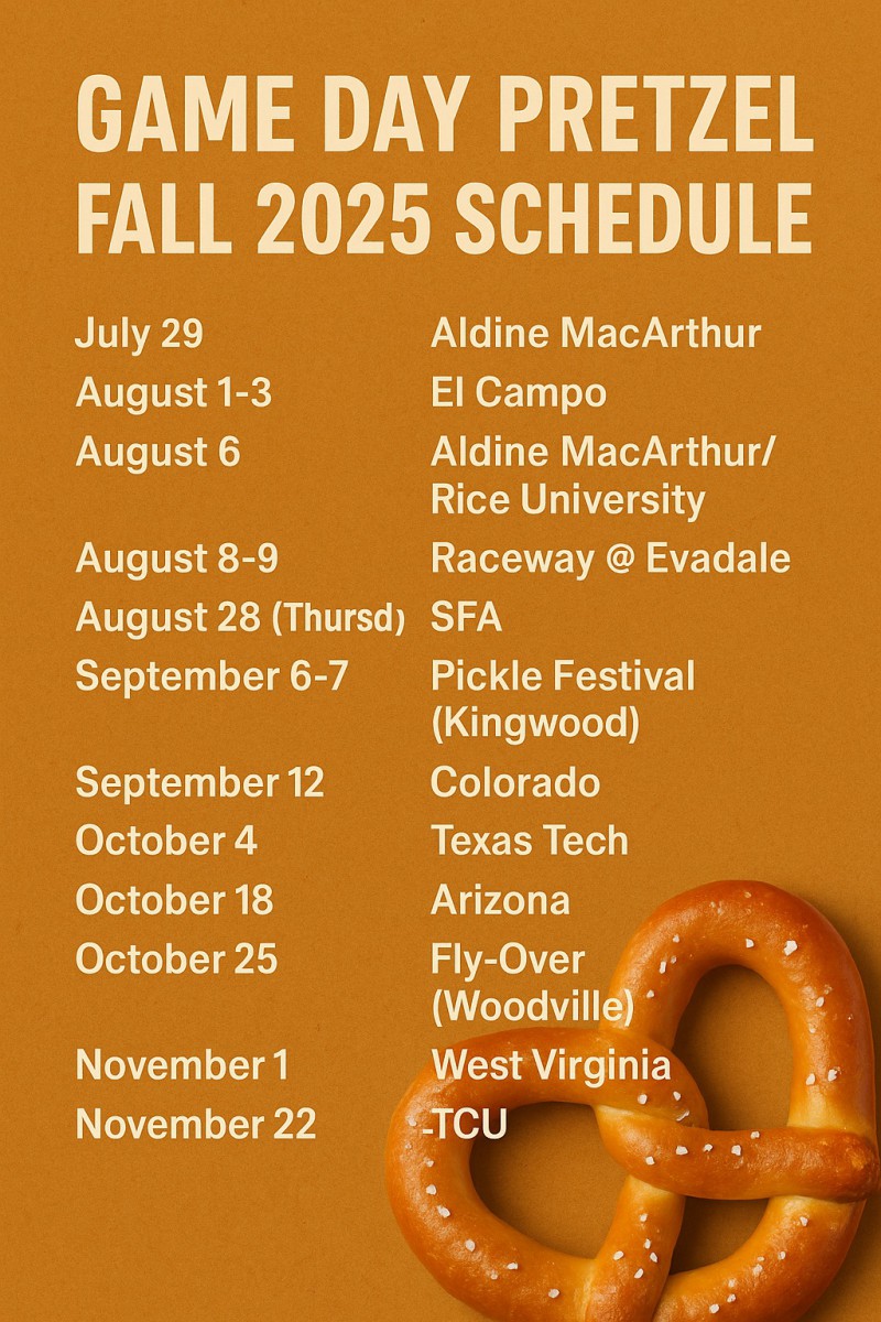 Game Day Pretzel Gears Up For A Flavor Packed Fall 2025 Tour