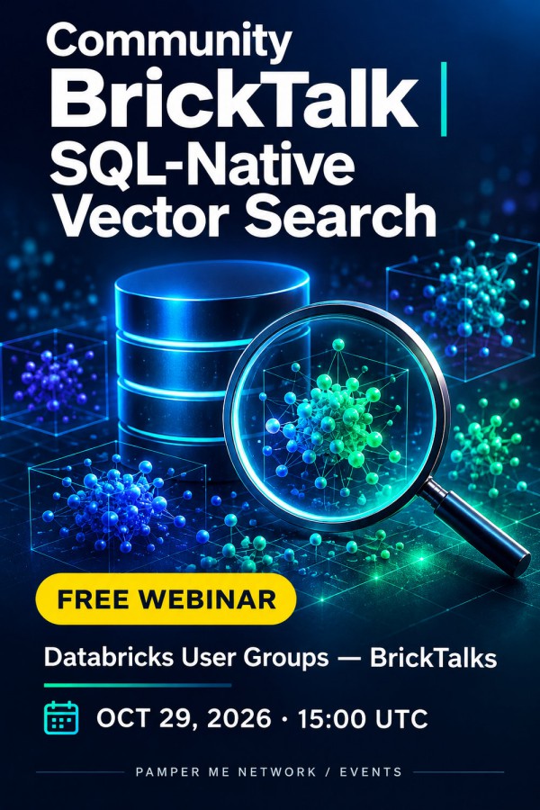 Community BrickTalk | SQL-Native Vector Search