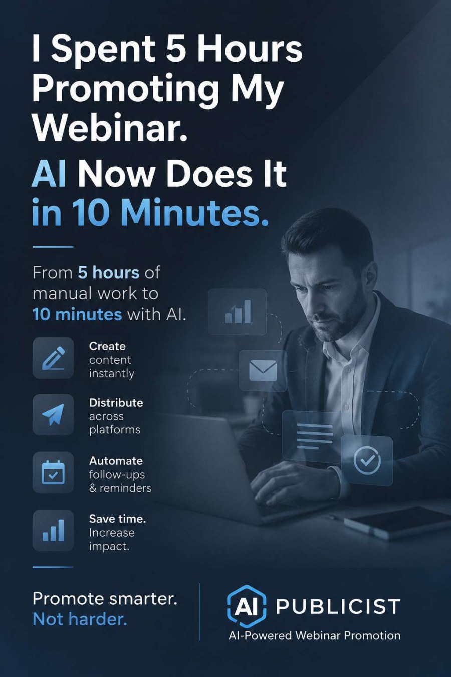 I Spent 5 Hours Promoting My Webinar. AI Now Does It in 10 Minutes.