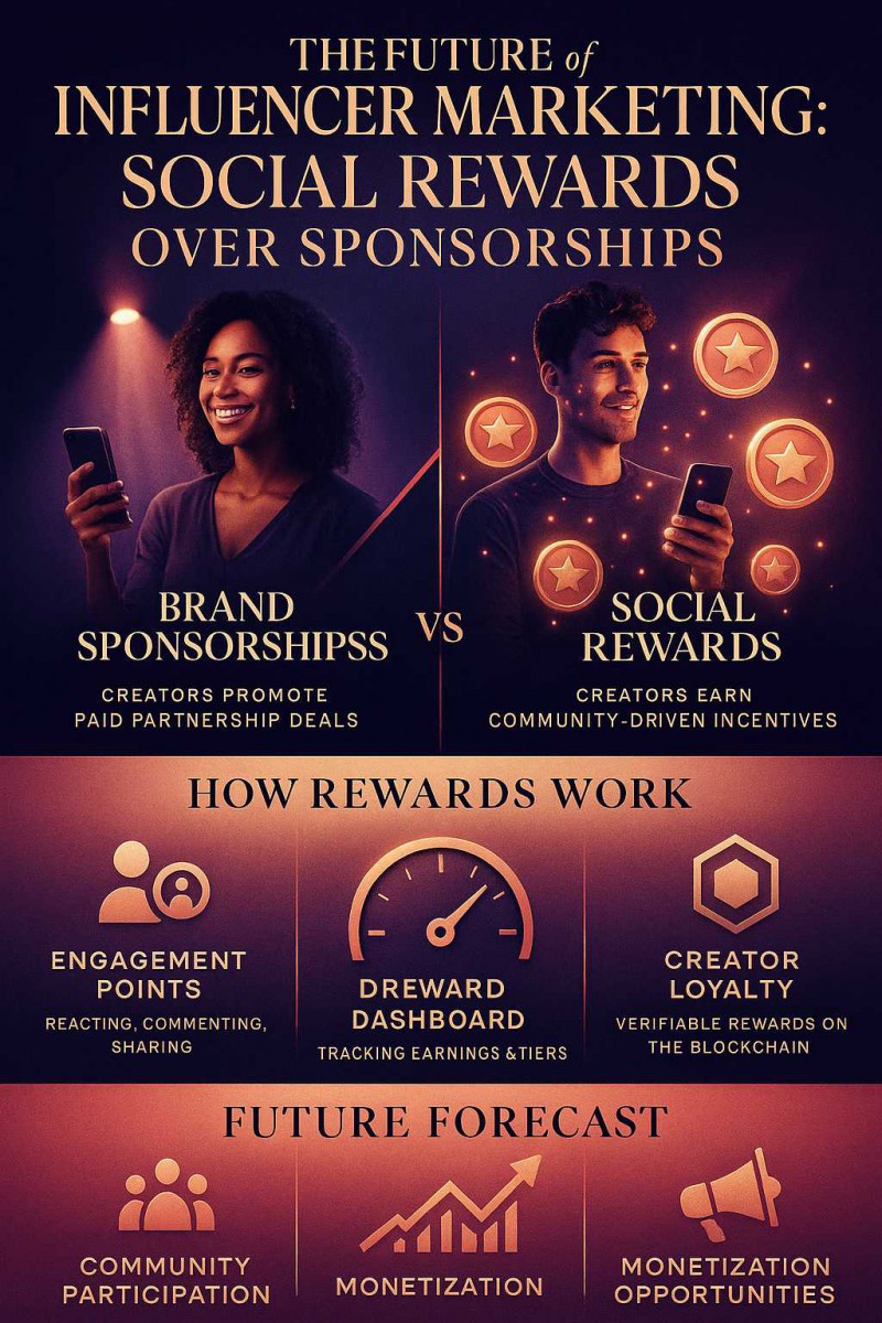 The Future Of Influencer Marketing — Social Rewards Over Sponsorships