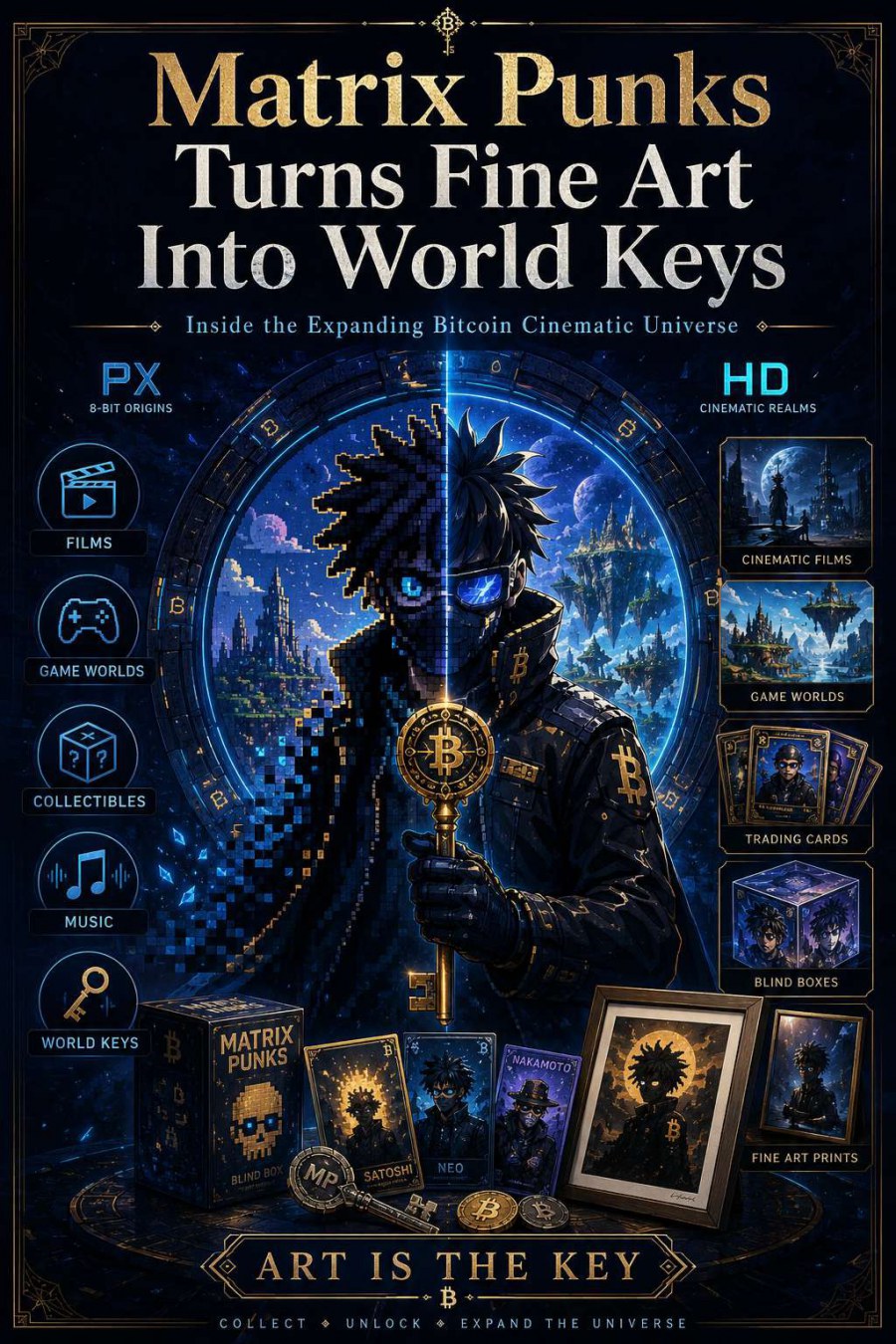 Matrix Punks Turns Fine Art Into World Keys for an Expanding Bitcoin Cinematic Universe