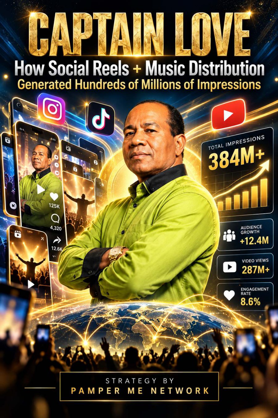 How Captain Love Combined Social Media Reels With Traditional Music Distribution to Generate Hundreds of Millions of Impressions