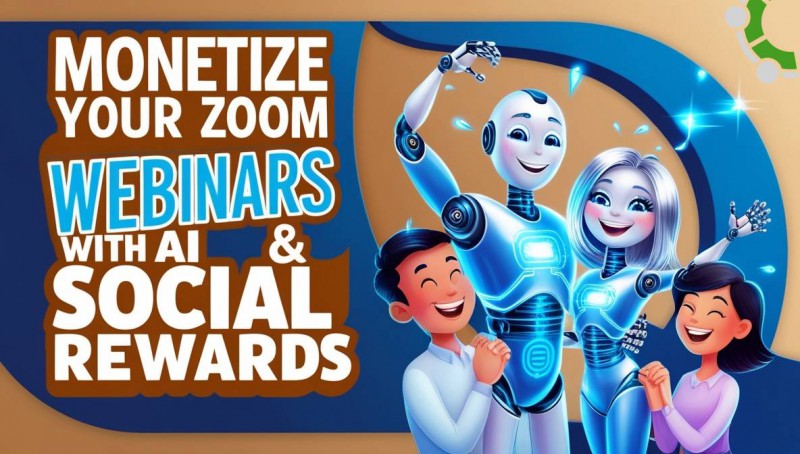 Monetize Your Zoom Webinars With AI And Social Rewards Technology