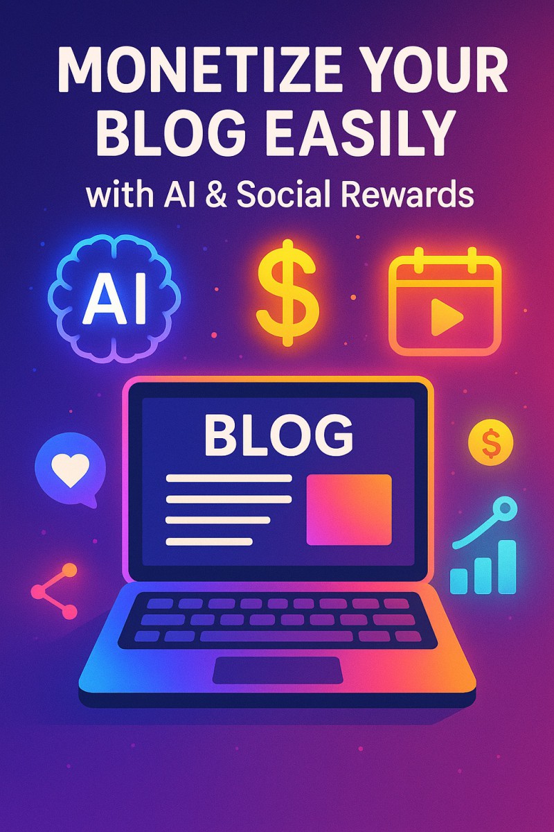 How To Use AI And Social Rewards To Easily Monetize Your Blog
