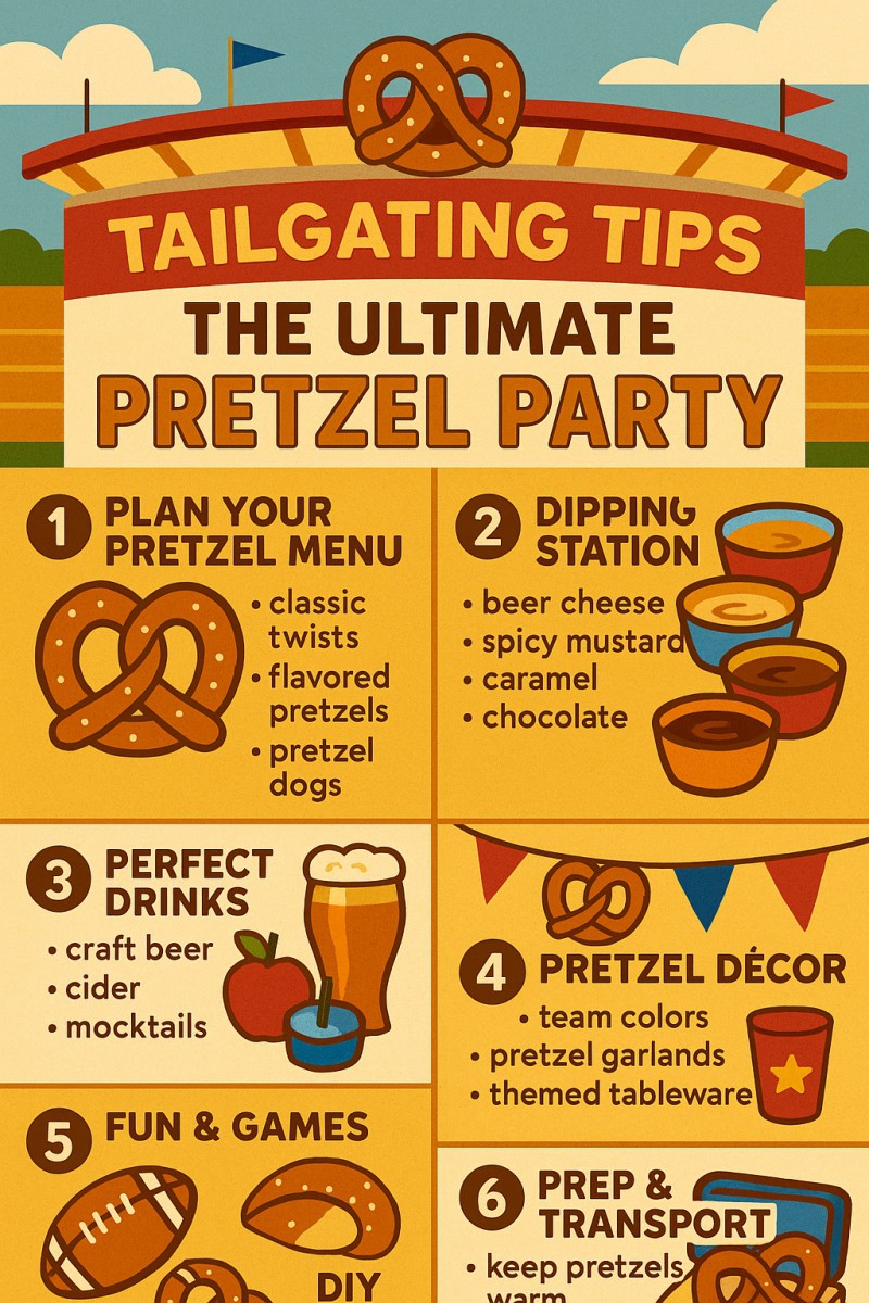 Tailgating Tips: How To Host The Ultimate Pretzel Themed Tailgate Party