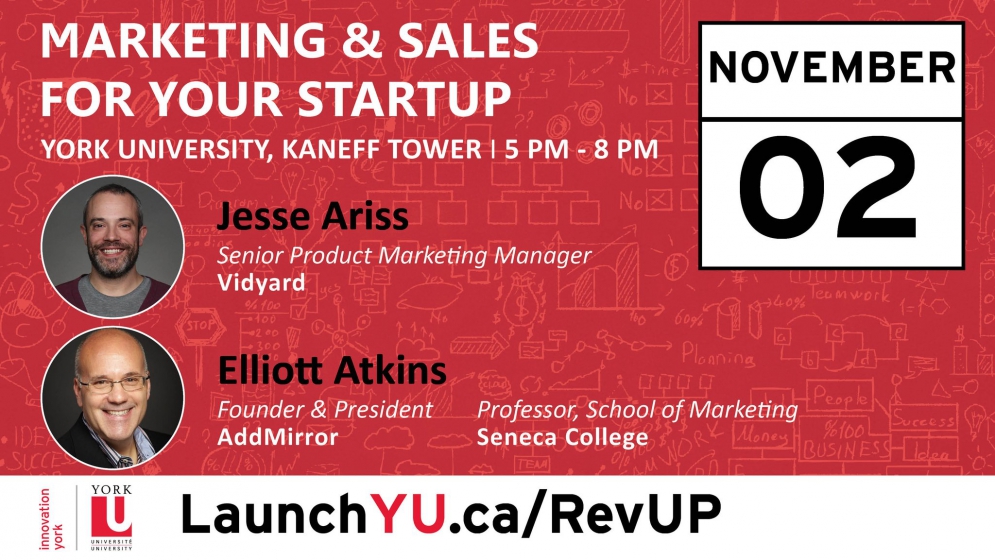 Need #Marketing #Sales Advice For Your #startup? #LaunchYURevUP Has The Perfect Workshop For You @LaunchYU_York @matrixthinker