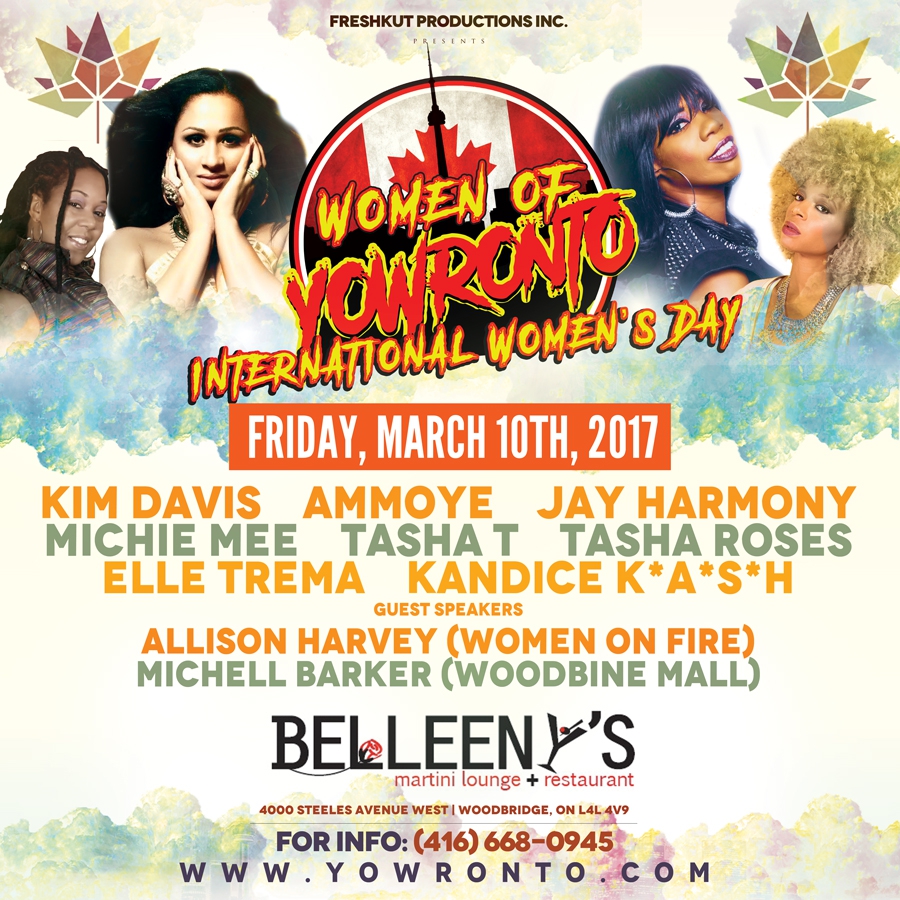 Women Of Yowronto International Women's Day Celebrates Canada's Great Achievers Nominate A Candidate Today @yowronto @kimdavismusic