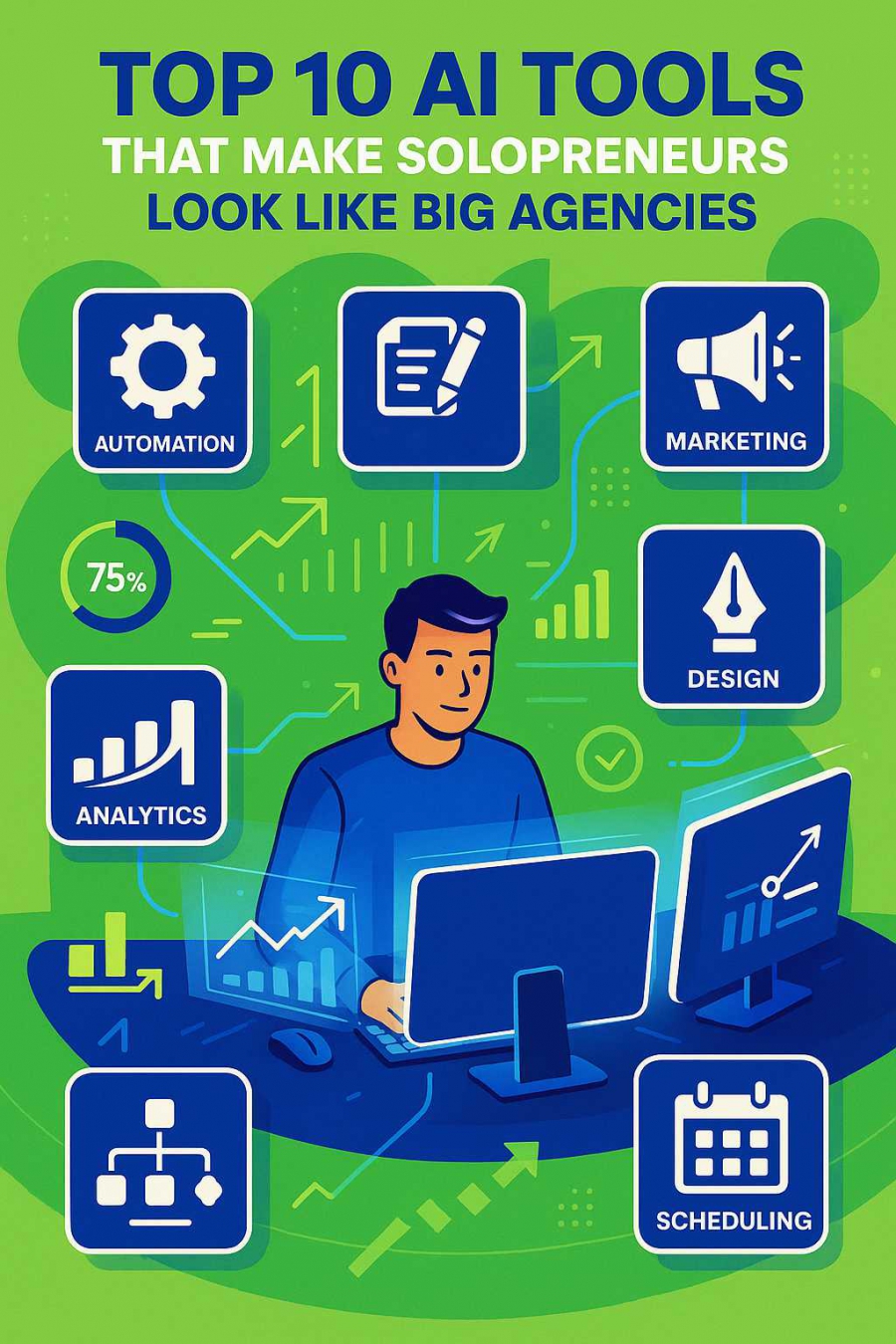 Top 10 AI Tools That Make Solo Entrepreneurs Look Like Big Agencies