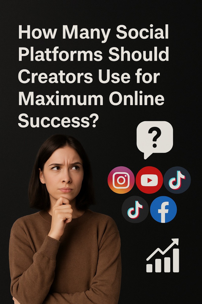 How Many Social Platforms Should Creators Use For Maximum Online Success?