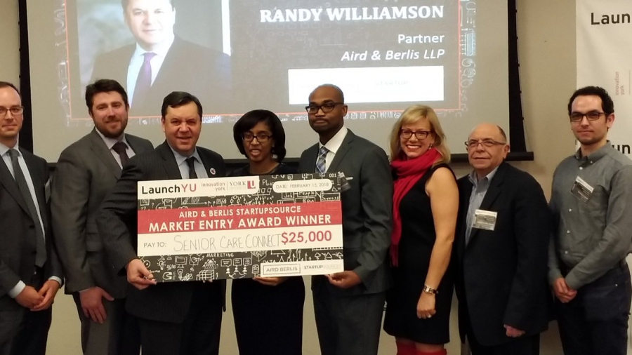 Congrats To Senior Care Connect On Winning $25,000 @airdberlis #launchyu Entrepreneurial Award @srcareconnect #launchyuaward18 @abstartupsource @matrixthinker @launchyu York #startup
