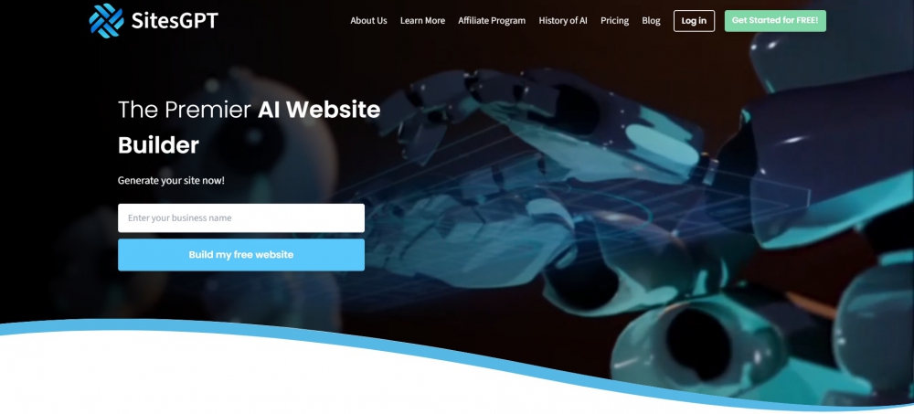 Build A Stunning Website Instantly For Free With AI — Discover The Power Of Sitesgpt, The Premier AI Website Builder
