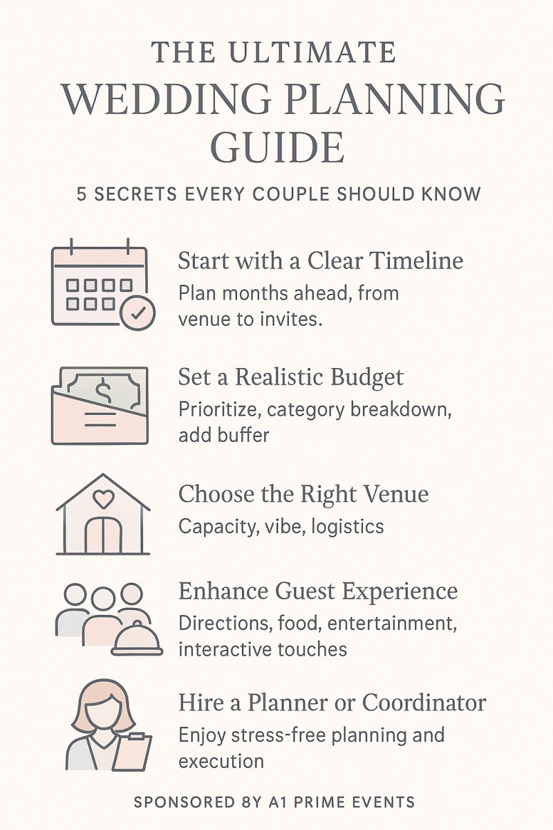 The Ultimate Wedding Planning Guide: 5 Secrets Every Couple Should Know