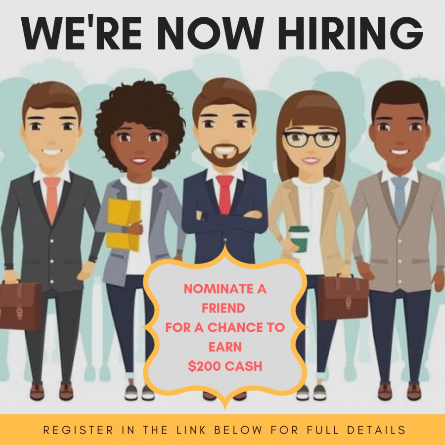 Take 2 Minutes To Nominate A Friend For This Job For A Chance To Earn $200 Cash #employment