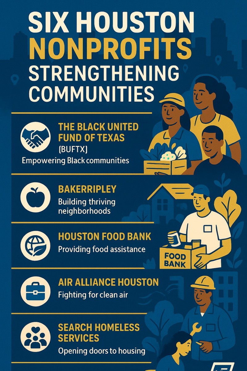 Six Houston Nonprofits Strengthening Communities — and What Problem Each Solves