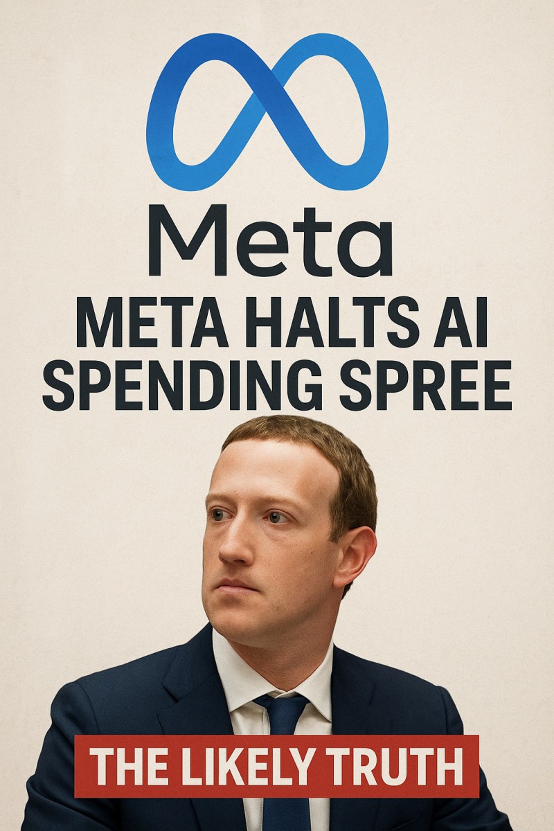 Meta Hits Pause On AI Spending Spree: What’S Really Going On?