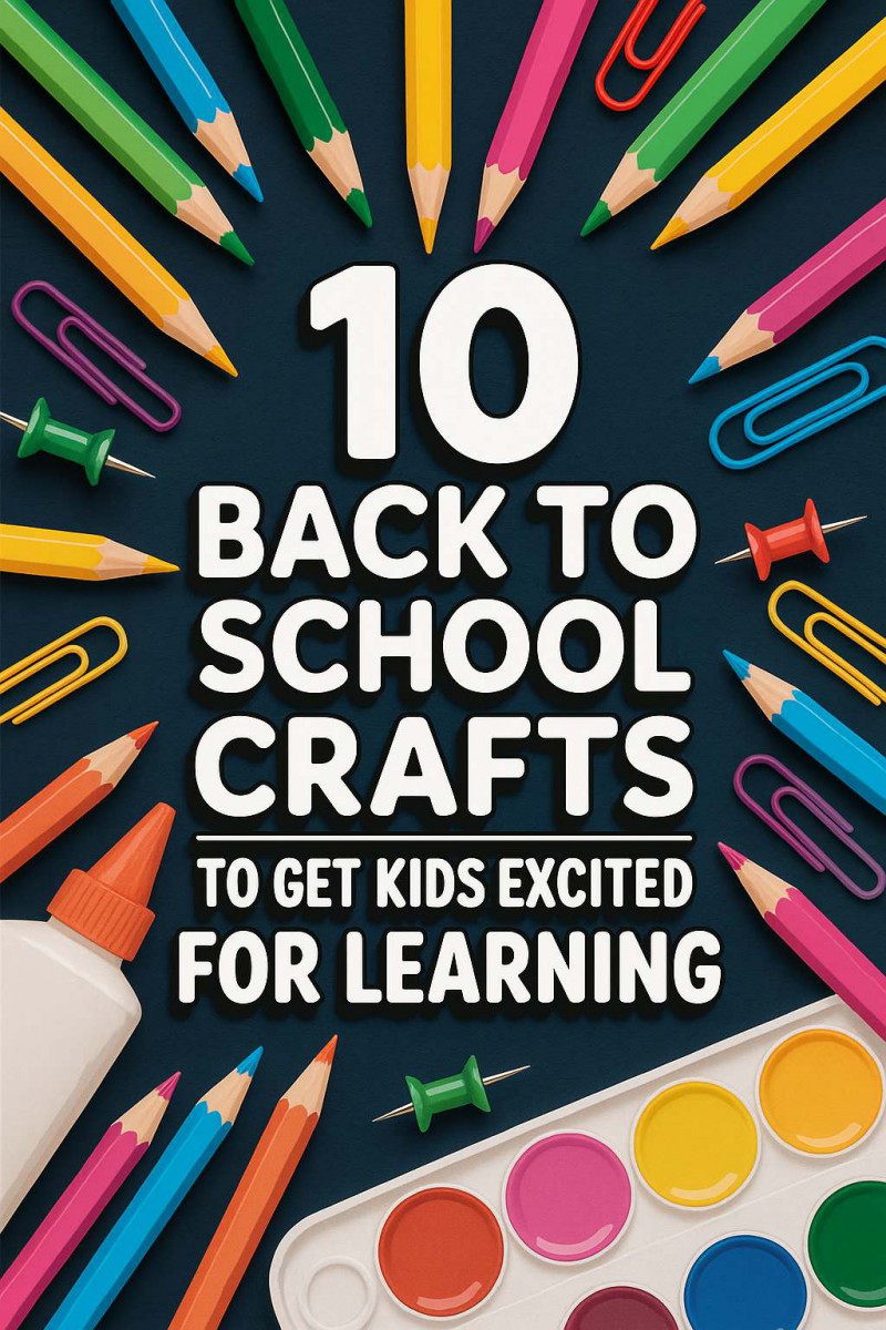 10 Back To School Crafts That Will Get Kids Excited For Learning