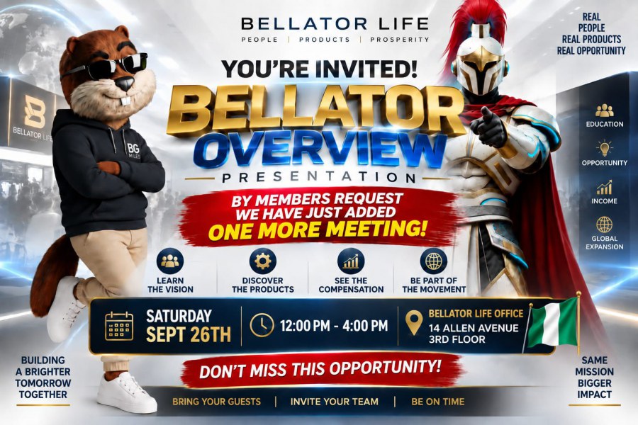 Bellator Life Adds New Overview Presentation for Members and Guests