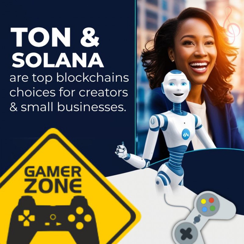 Why Ton And Solana Are Top Blockchain Choices For Content Creators And Small Businesses