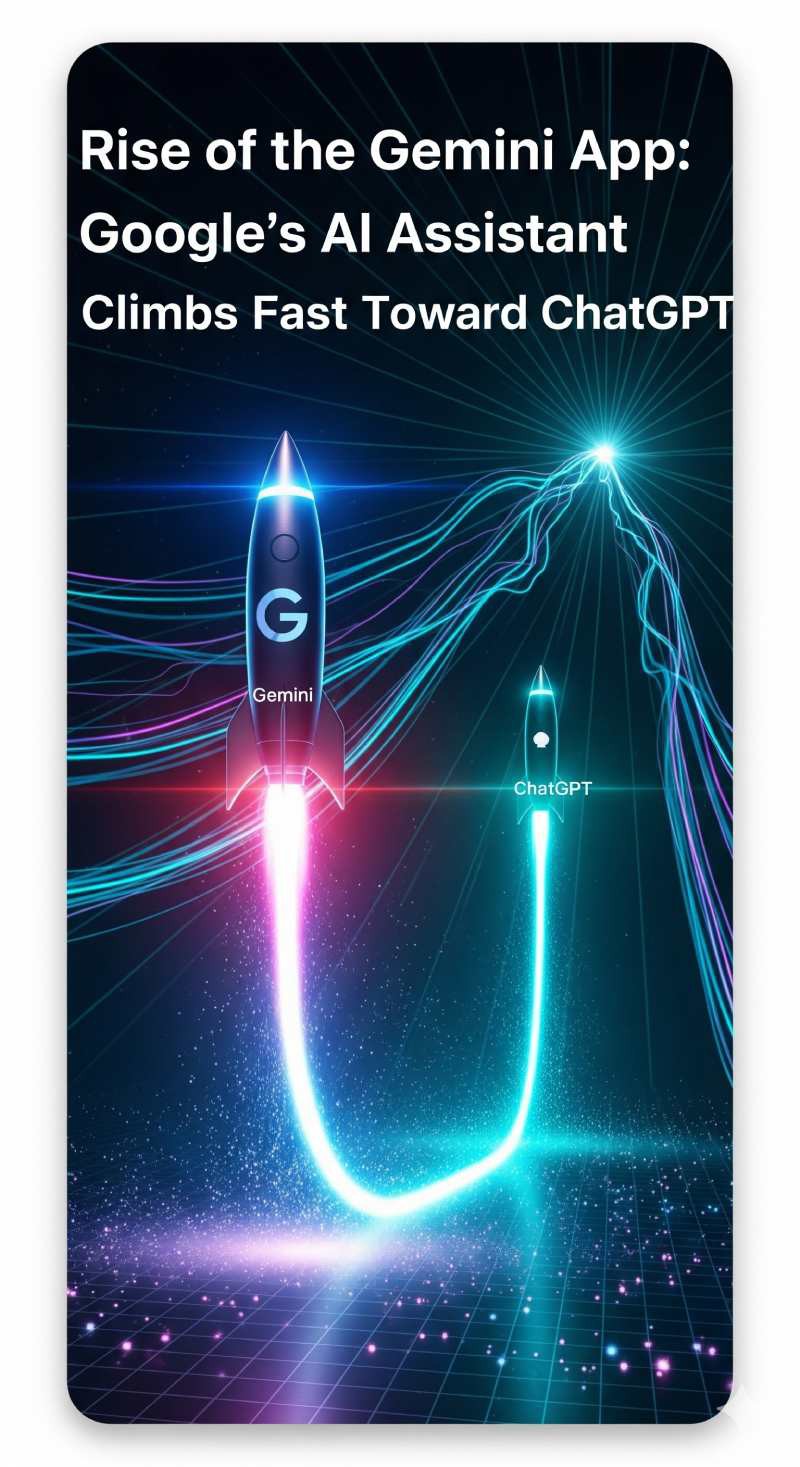 Rise Of The Gemini App: Google’S AI Assistant Climbs Fast Toward Chatgpt