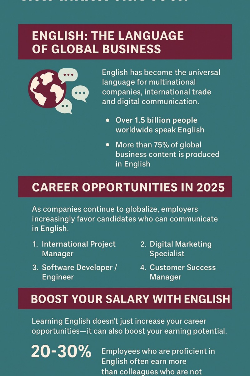 How Learning English Can Transform Your Career In 2025