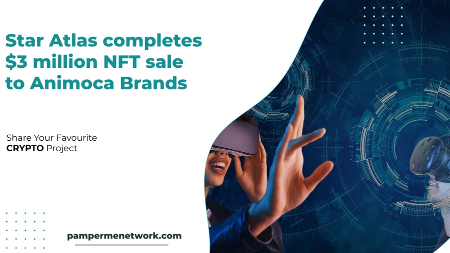 Star Atlas Completes $3 Million Nft Sale To Animoca Brands #crypto @staratlasgame #metaverse #gaming #crypto #playtoearn @animocabrands