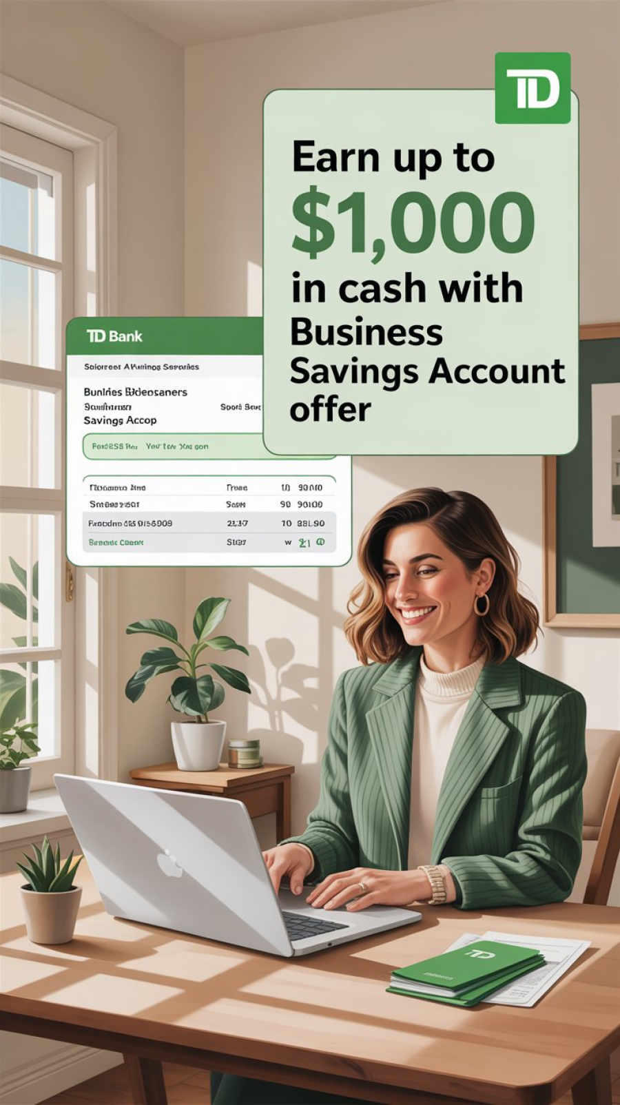 Earn Up To $1,000 In Cash With Td’S Business Savings Account Offer