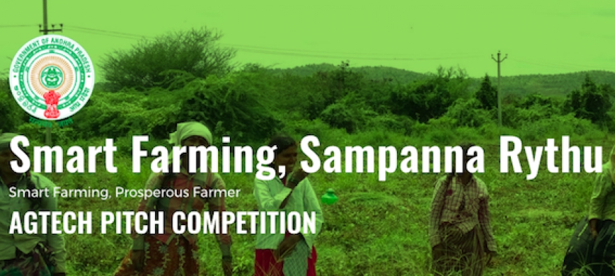 #SmartFarming4AP – a #PitchCompetition for #AgTech companies for #AndhraPradesh, #India @matrixthinker #startup #farming