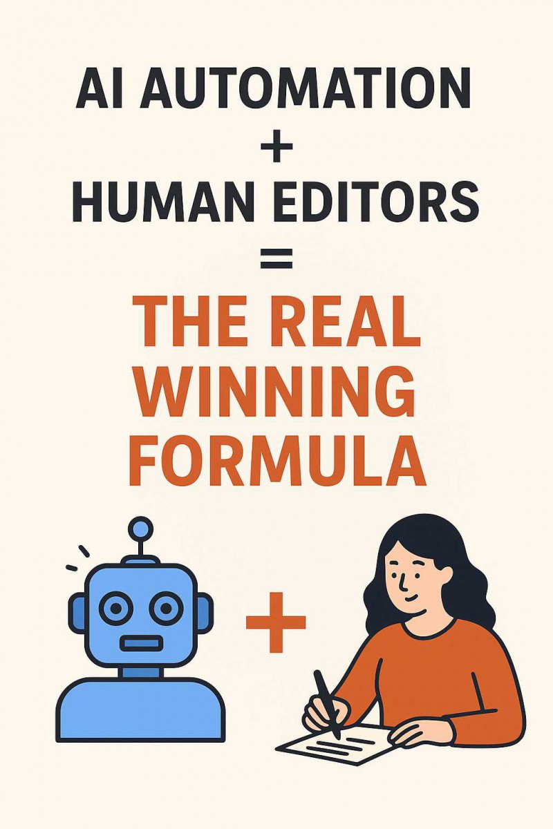 AI Automation + Human Editors = The Real Winning Formula