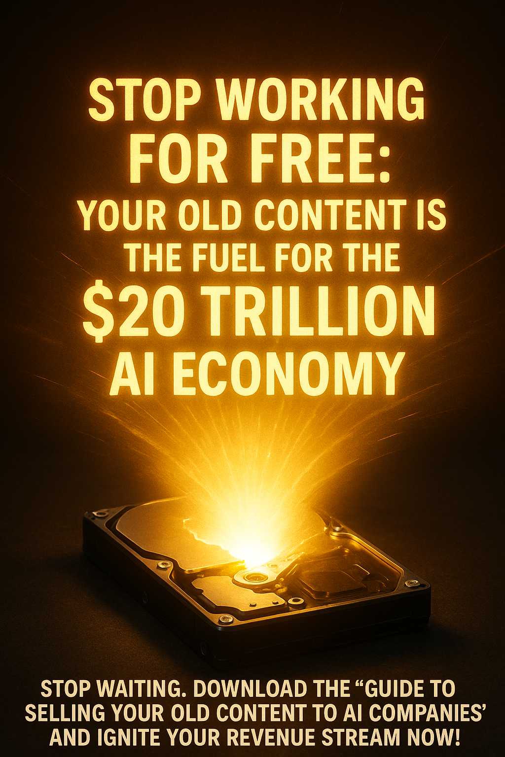 Stop Working for Free — Your Old Content Is the Fuel for the $20 Trillion AI Economy