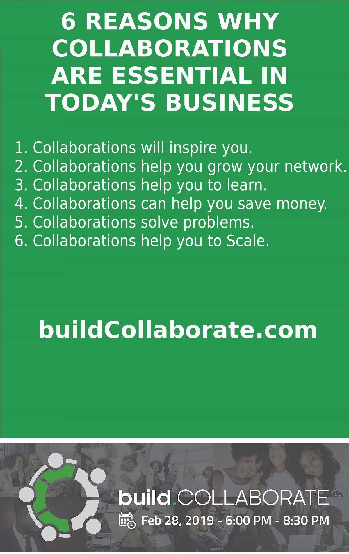6 Reasons Why Collaborations Are Essential In Today's Business Environment #startup #yedi #yorkuniversity #entrepreneurs #startup @matrixthinker