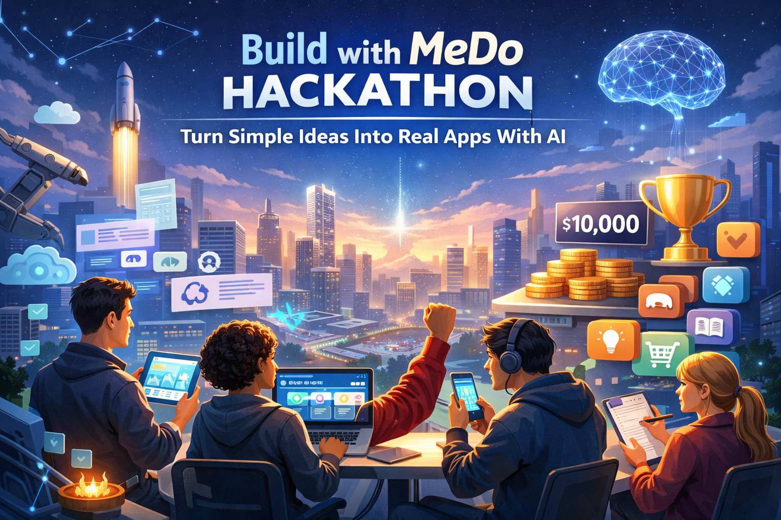 Build With MeDo: Turn Simple Ideas Into Real Apps With AI - $50,000 Available