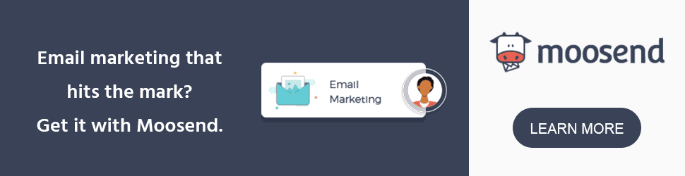 Moosend email marketing