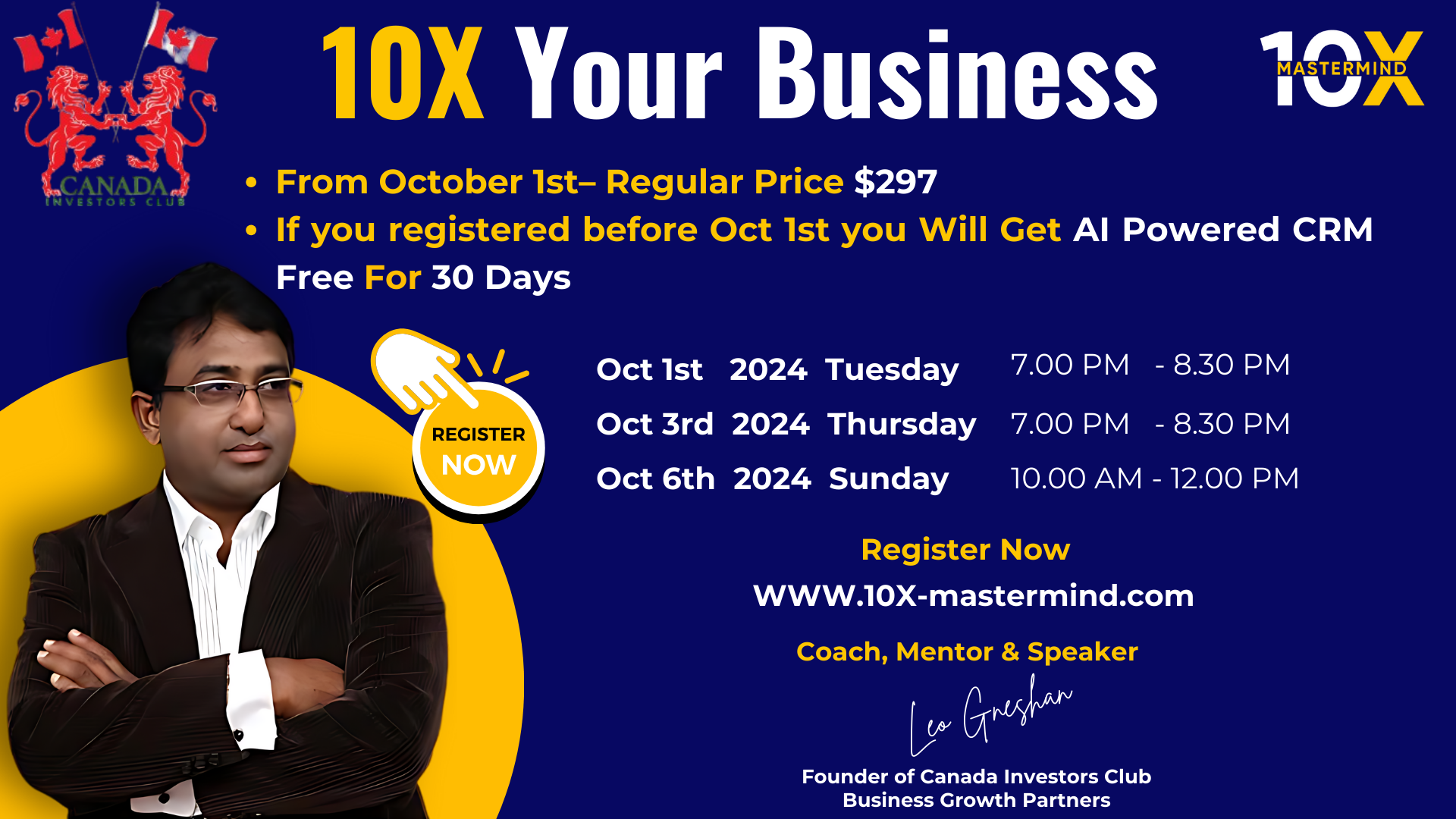 10X-Mastermind Pre launch