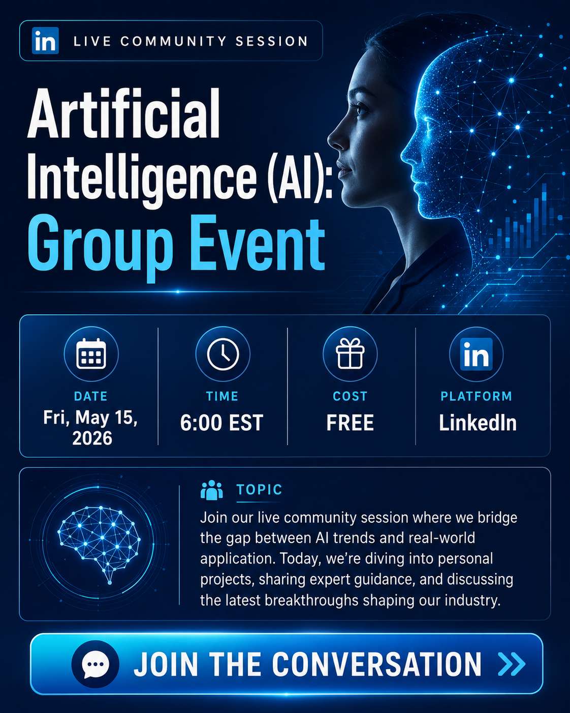 Artificial Intelligence (AI): Group Event