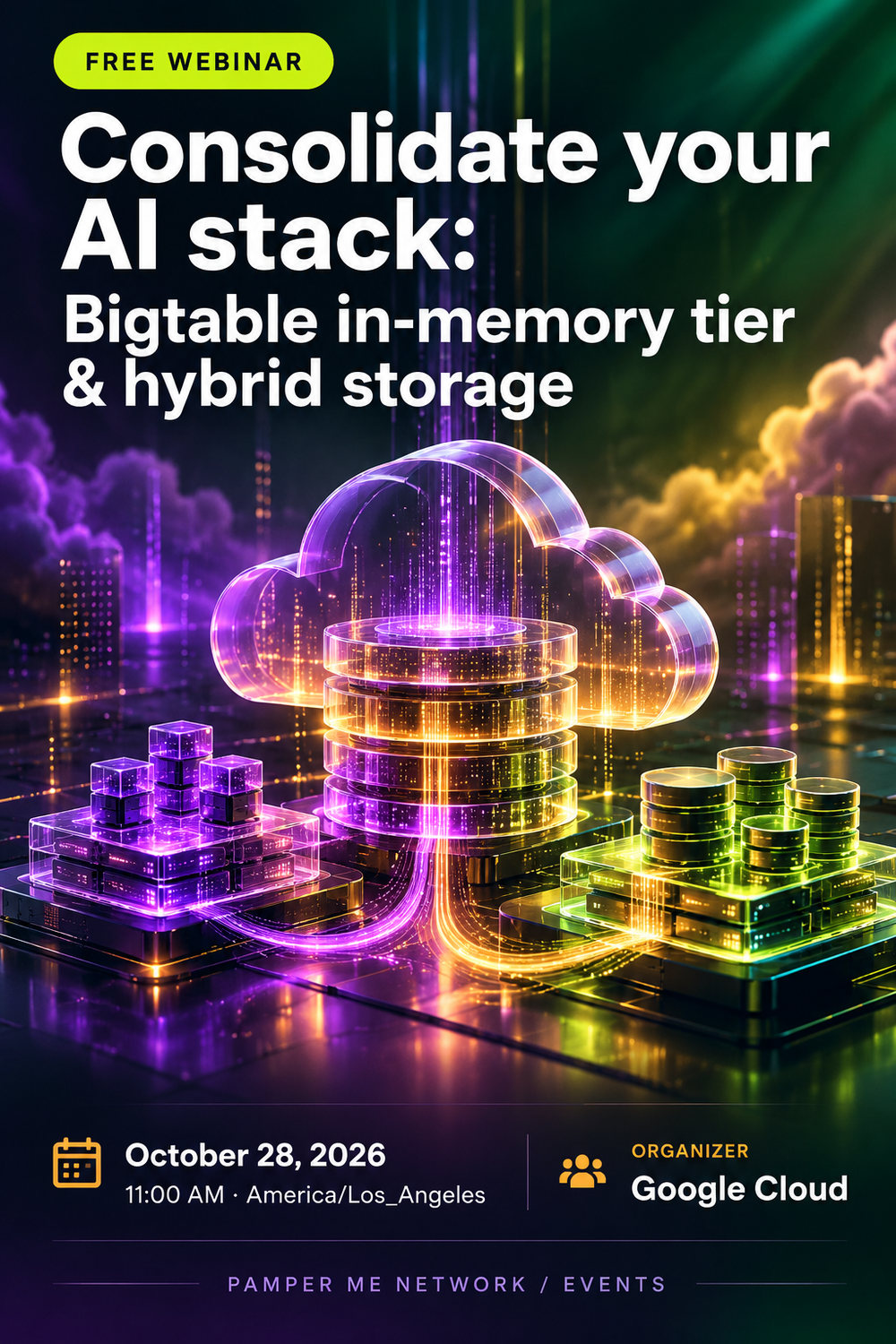 Consolidate your AI stack: Bigtable in-memory tier & hybrid storage