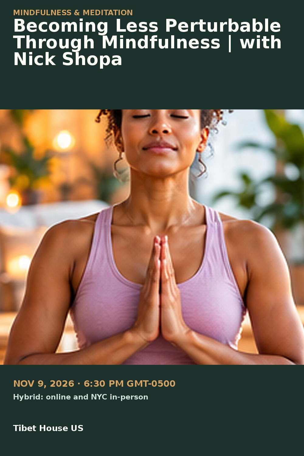 Becoming Less Perturbable Through Mindfulness | with Nick Shopa