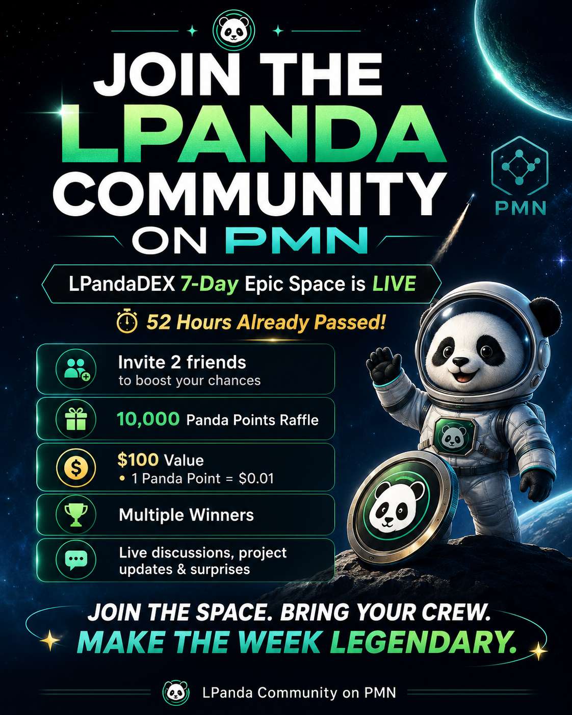Join the LPanda Community on PMN - Earn 10,000 Panda Points